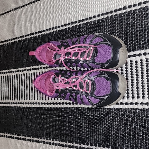 Ecco biom size 38 size 7/7.5  women's gray purple - Picture 2 of 5